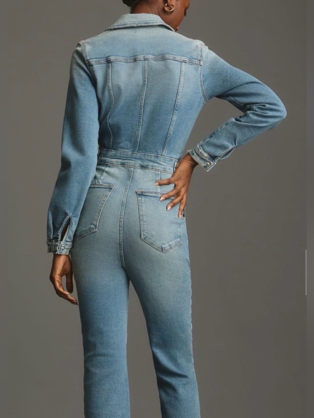 GOOD AMERICAN DENIM JUMPSUIT - Picture 2 of 6
